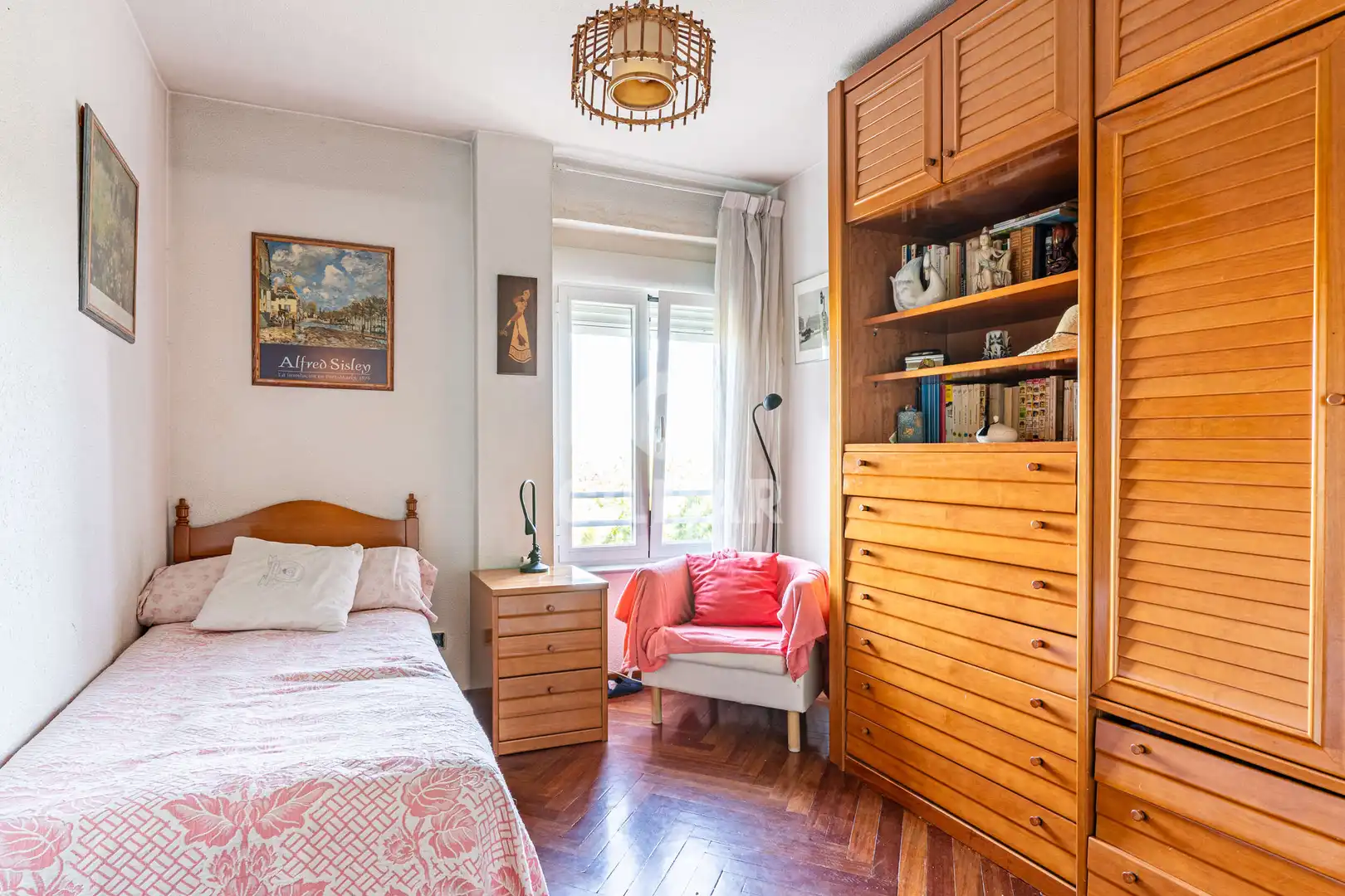 Bedroom of Flat for sale in Madrid  with Heating