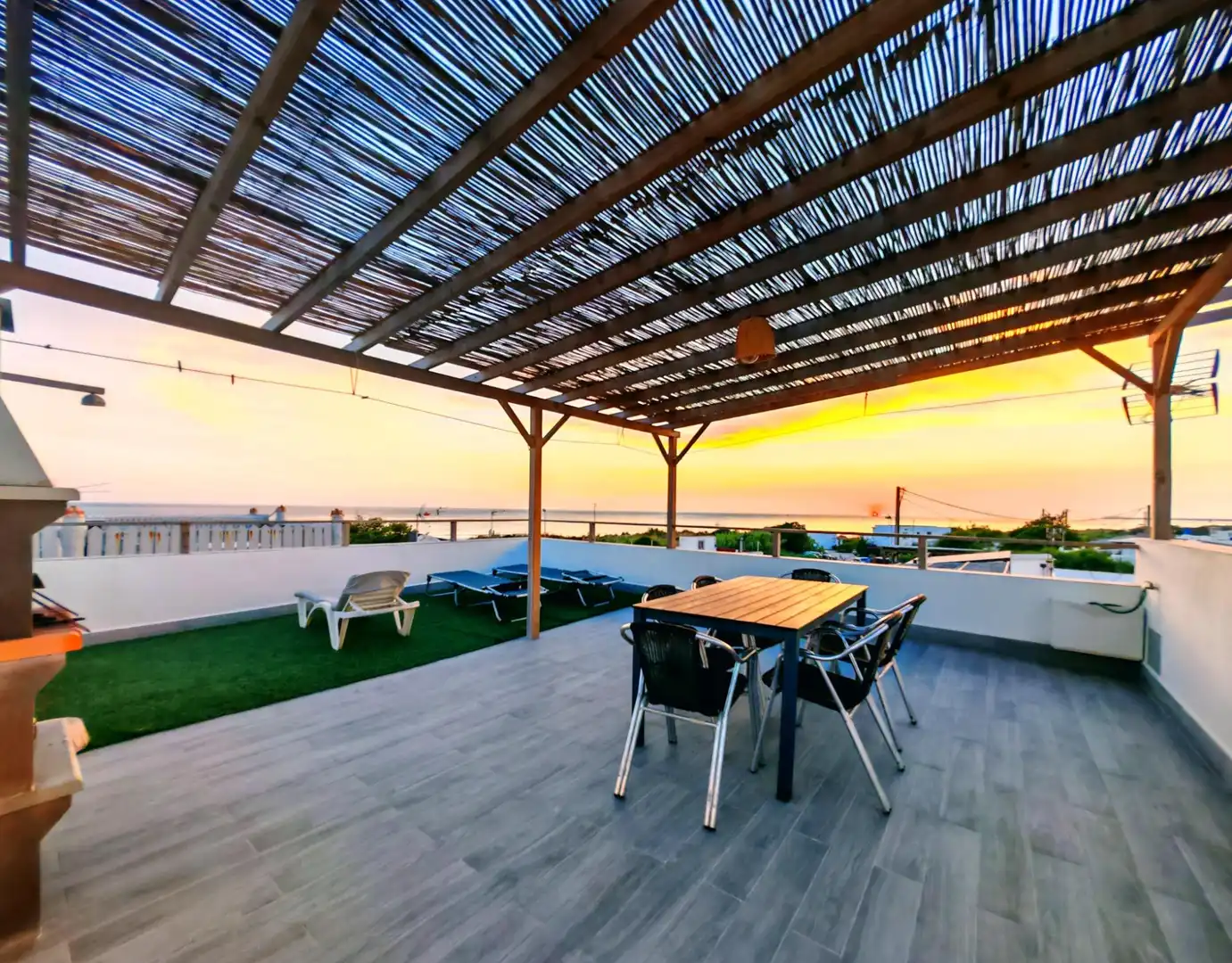 Terrace of Houses for sale in Vejer de la Frontera  with Air Conditioner, Terrace and Furnished