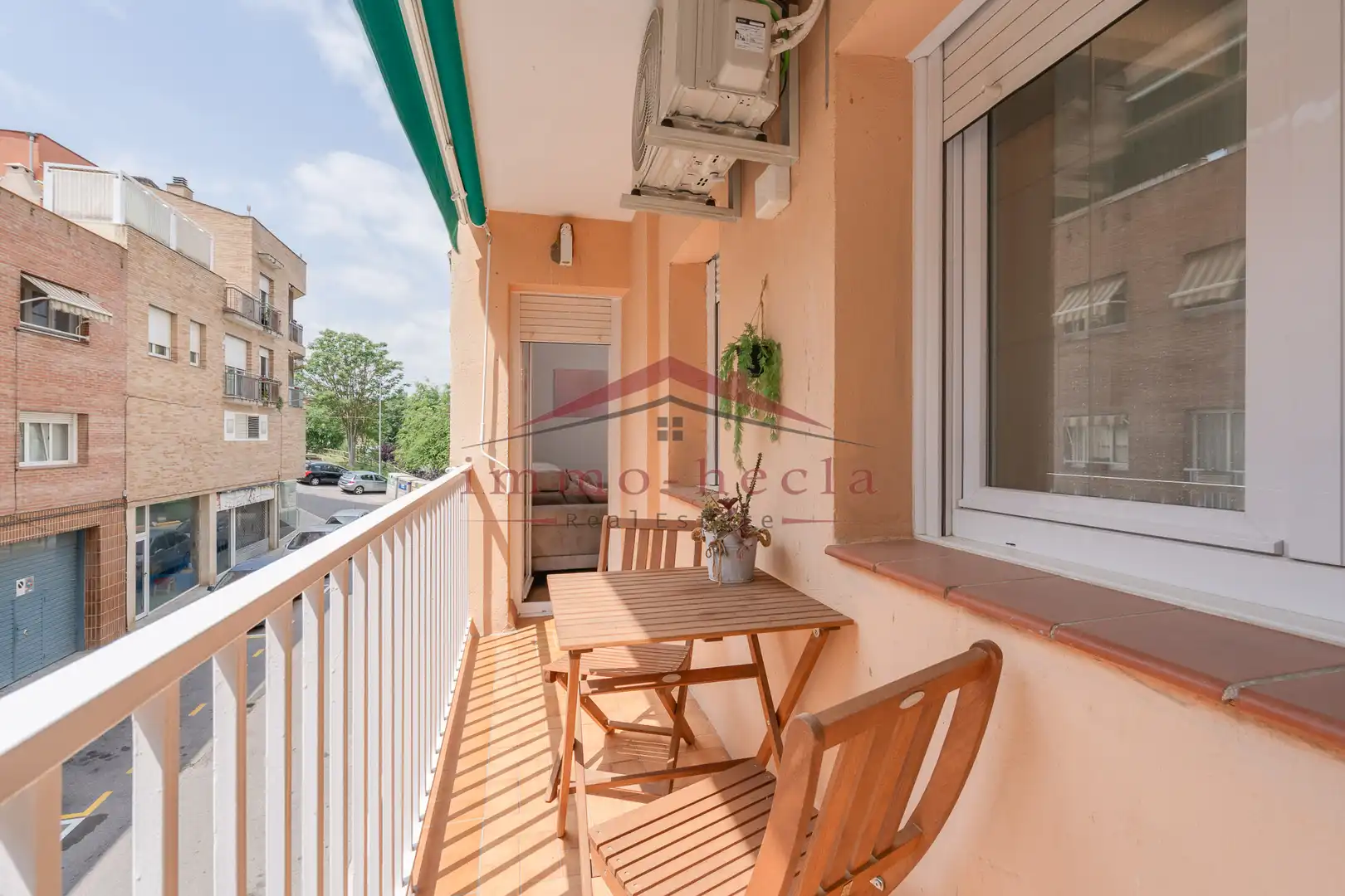 Terrasse von Wohnung zum Verkauf in Santa Margarida de Montbui mit Heizung und Balkon