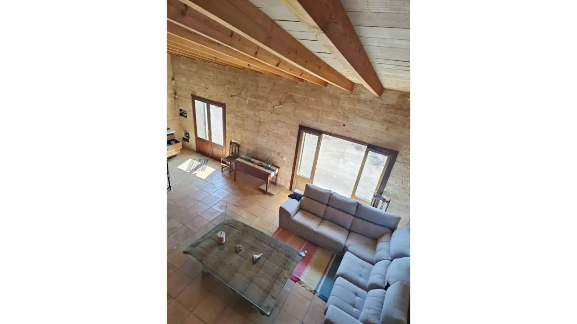 Sala d'estar de Finca rústica en venda en Vilafranca de Bonany amb Jardí privat i Terrassa