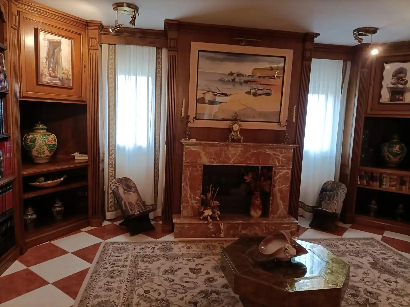 Sala d'estar de Casa o xalet en venda en Villaminaya amb Moblat