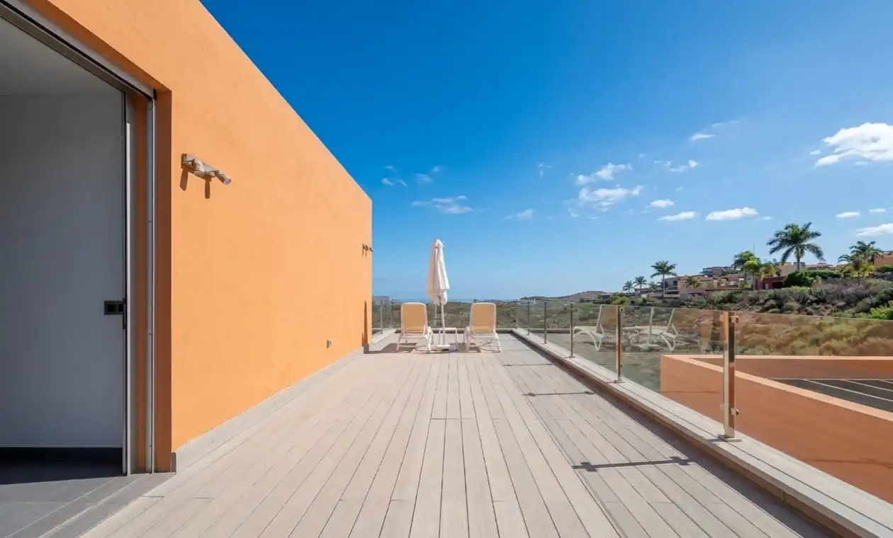 Terrassa de Casa o xalet en venda en San Bartolomé de Tirajana amb Aire condicionat, Jardí privat i Terrassa