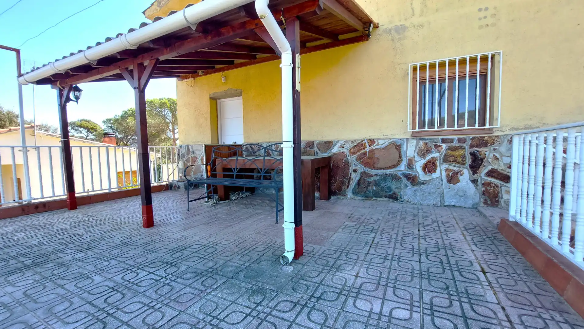 Terrassa de Casa o xalet en venda en Sant Llorenç Savall amb Calefacció, Jardí privat i Terrassa