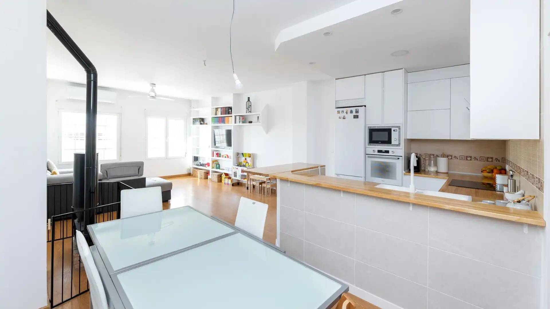 Cocina de Casa adosada en venta en Láchar con Aire acondicionado