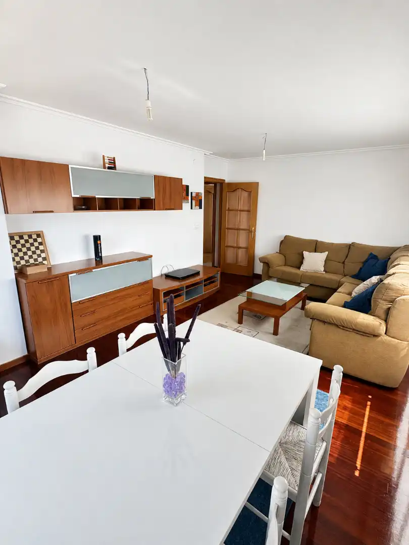 Sala de estar de Piso de alquiler en Ourense Capital  con Calefacción, Parquet y Trastero