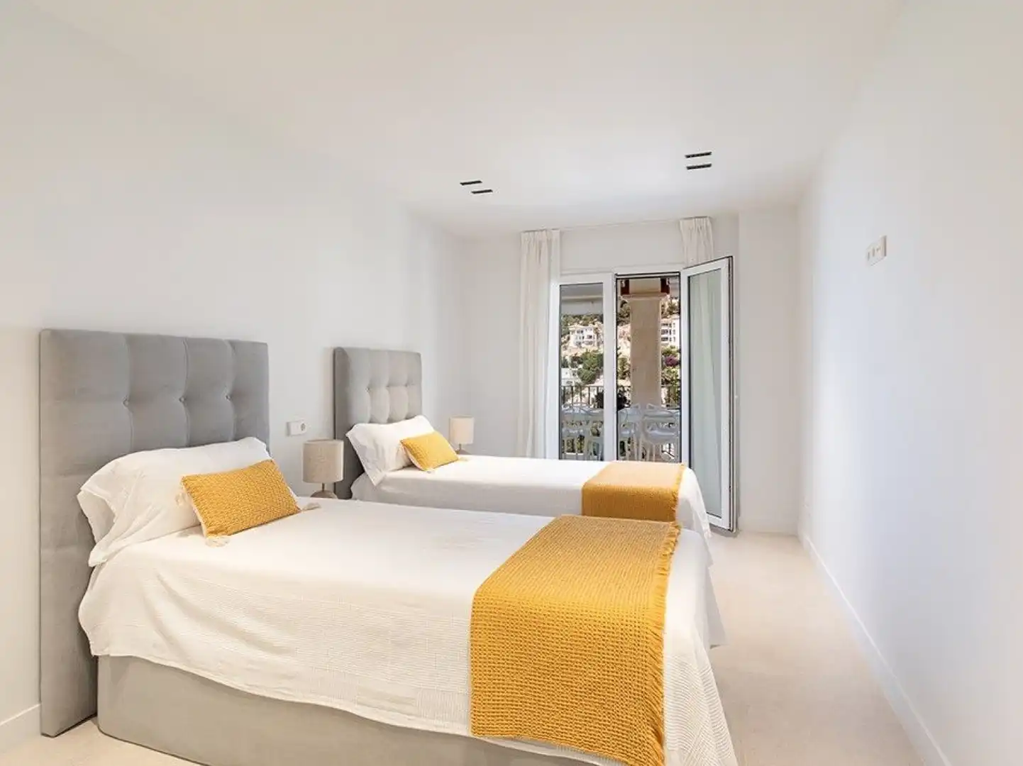 Schlafzimmer von Wohnung zur Miete in Andratx mit Privatgarten, Terrasse und Schwimmbad