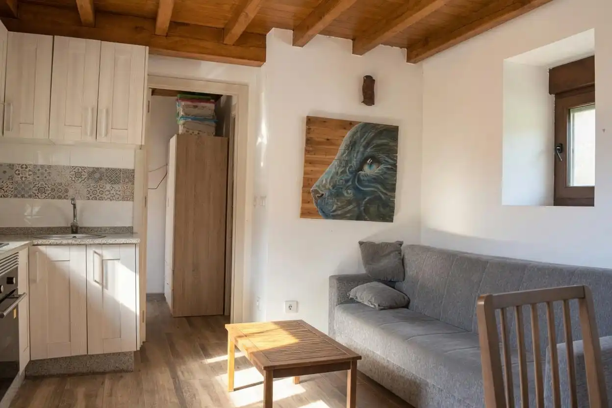 Sala d'estar de Finca rústica en venda en Cudillero