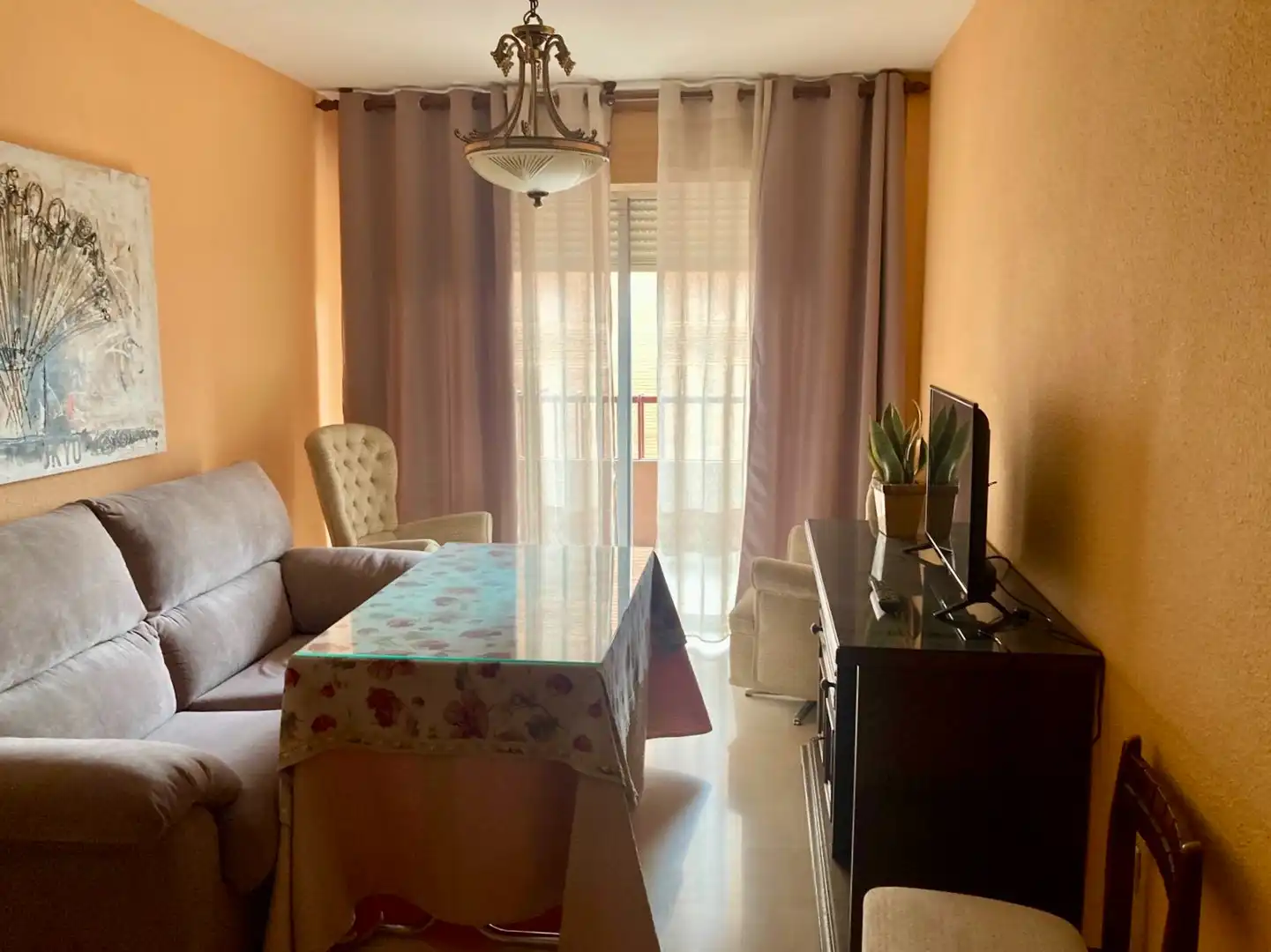 Dining room of Flat for rent in Granada  with Furnished, Oven and Washing machine
