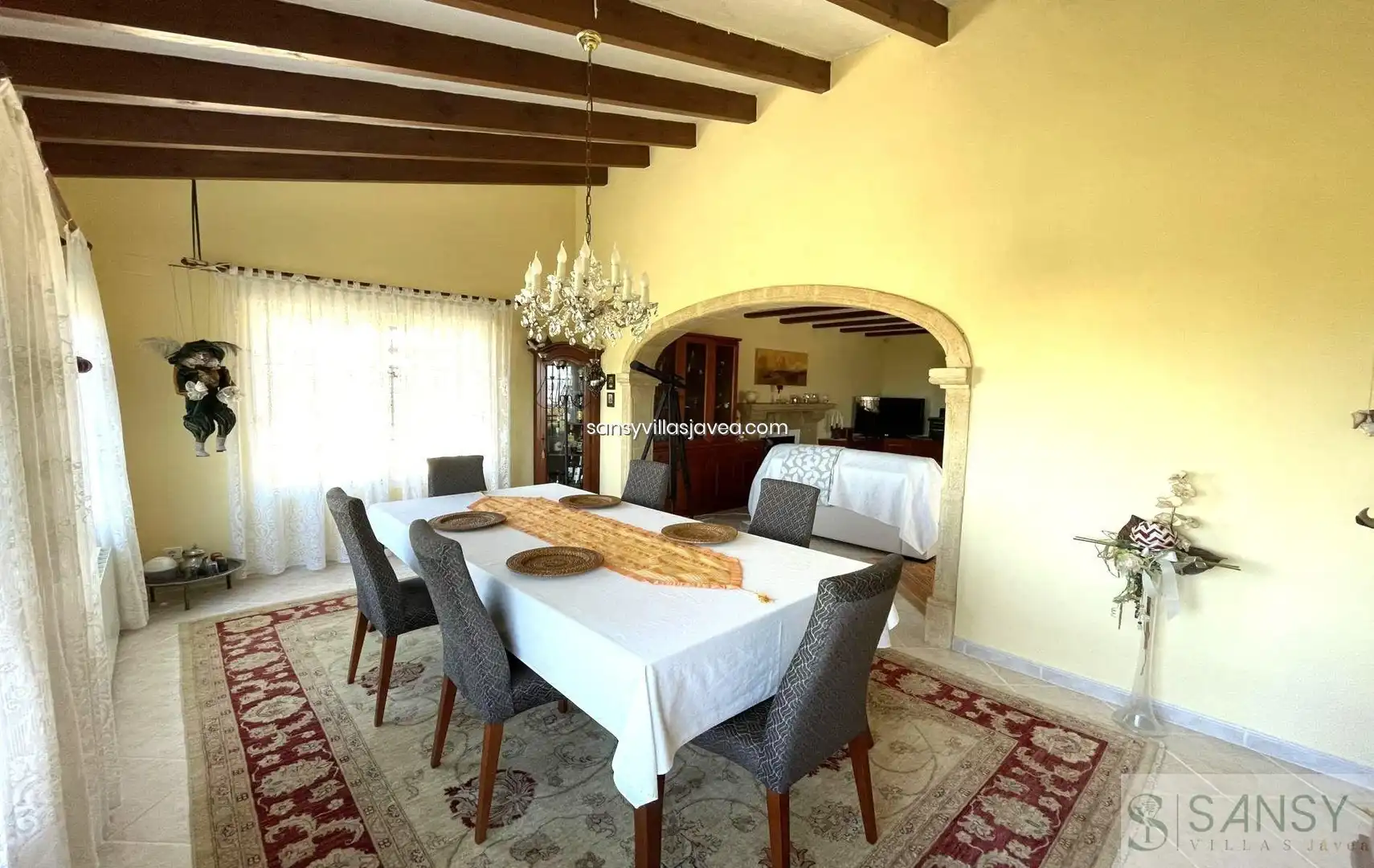 Dining room of Houses for sale in Jávea / Xàbia  with Air Conditioner and Storage room