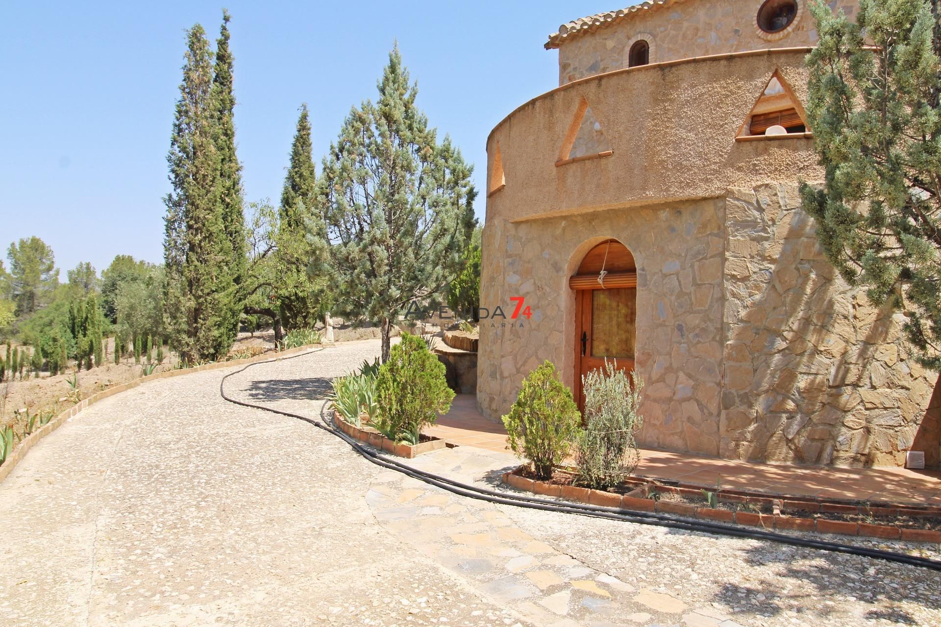 Vista exterior de Finca rústica en venda en Lorca amb Jardí privat, Parquet i Terrassa