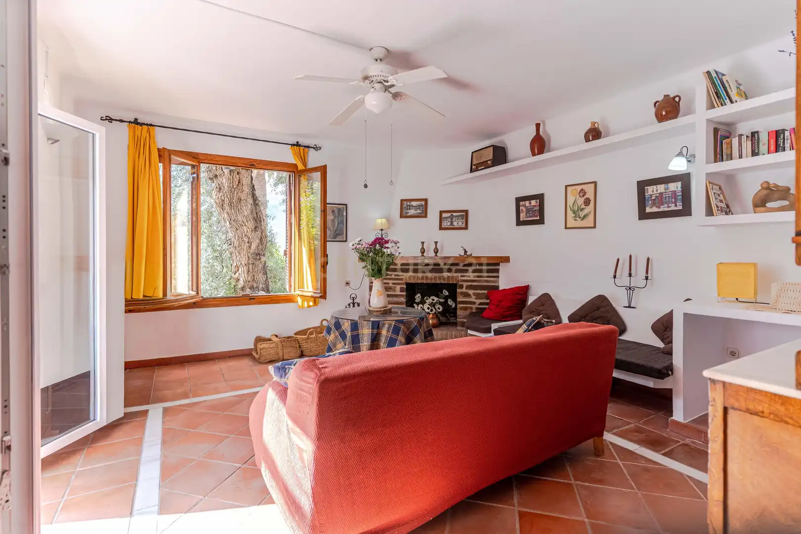 Living room of Houses for sale in Órgiva  with Private garden and Swimming Pool