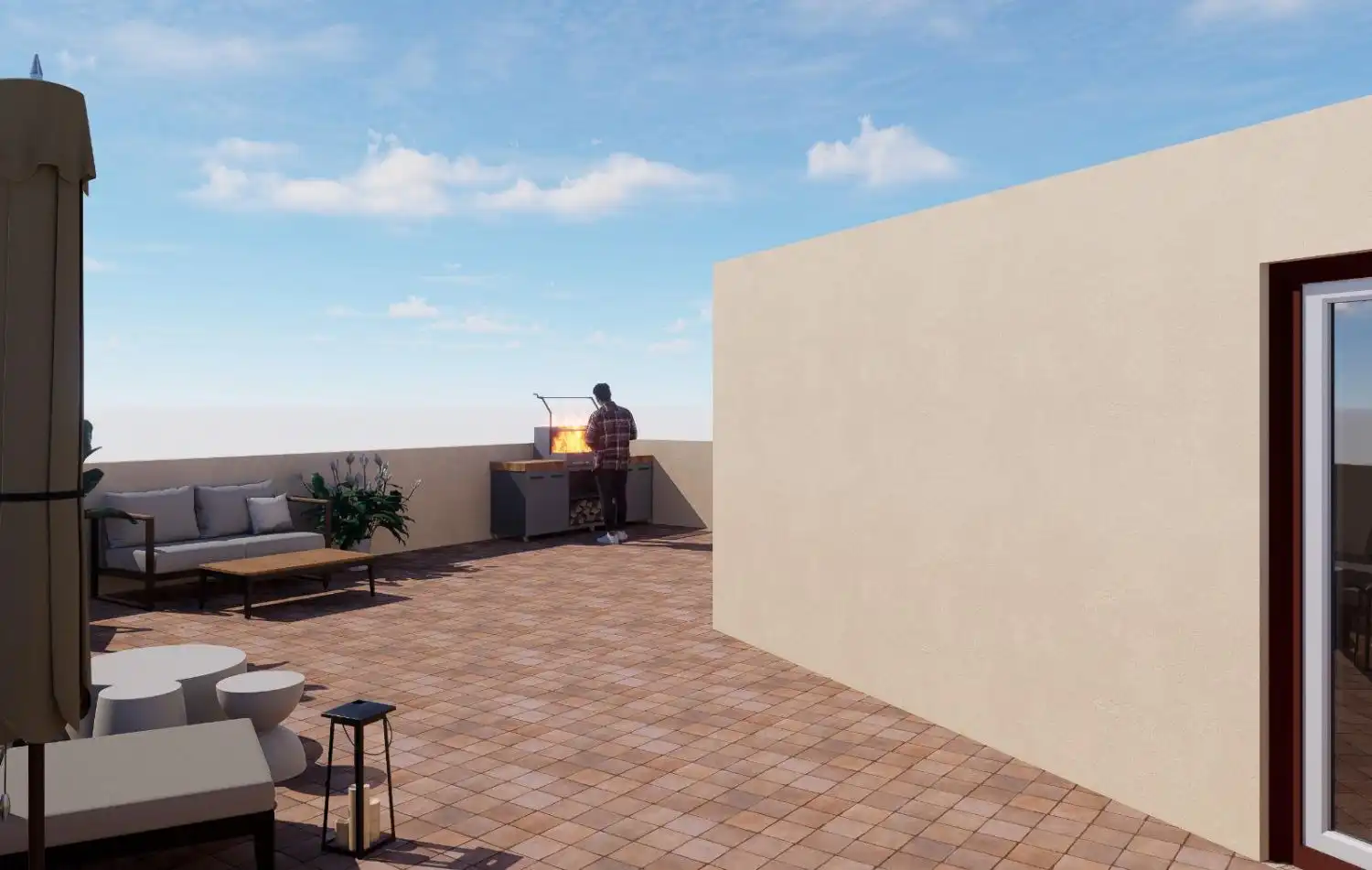 Terraza de Dúplex en venta en Jerez de la Frontera con Calefacción y Terraza