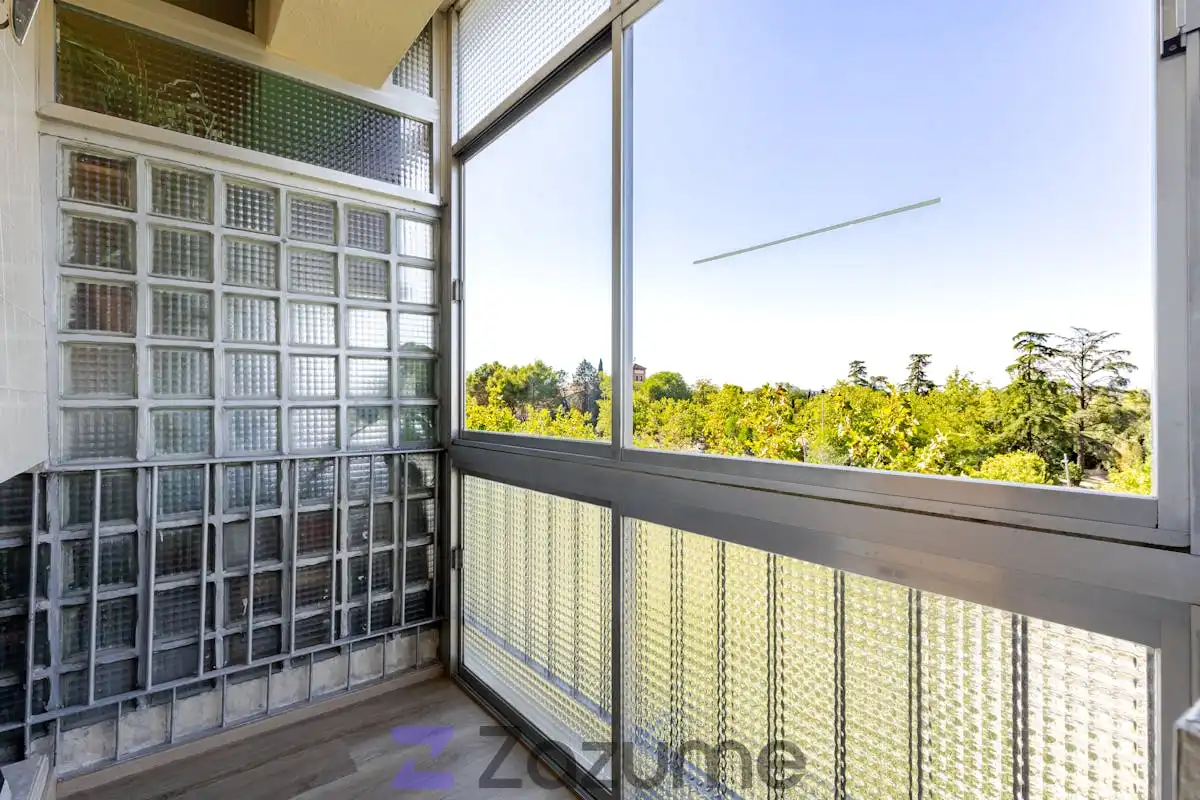 Balcony of Flat for rent in Madrid  with Air Conditioner, Heating and Terrace