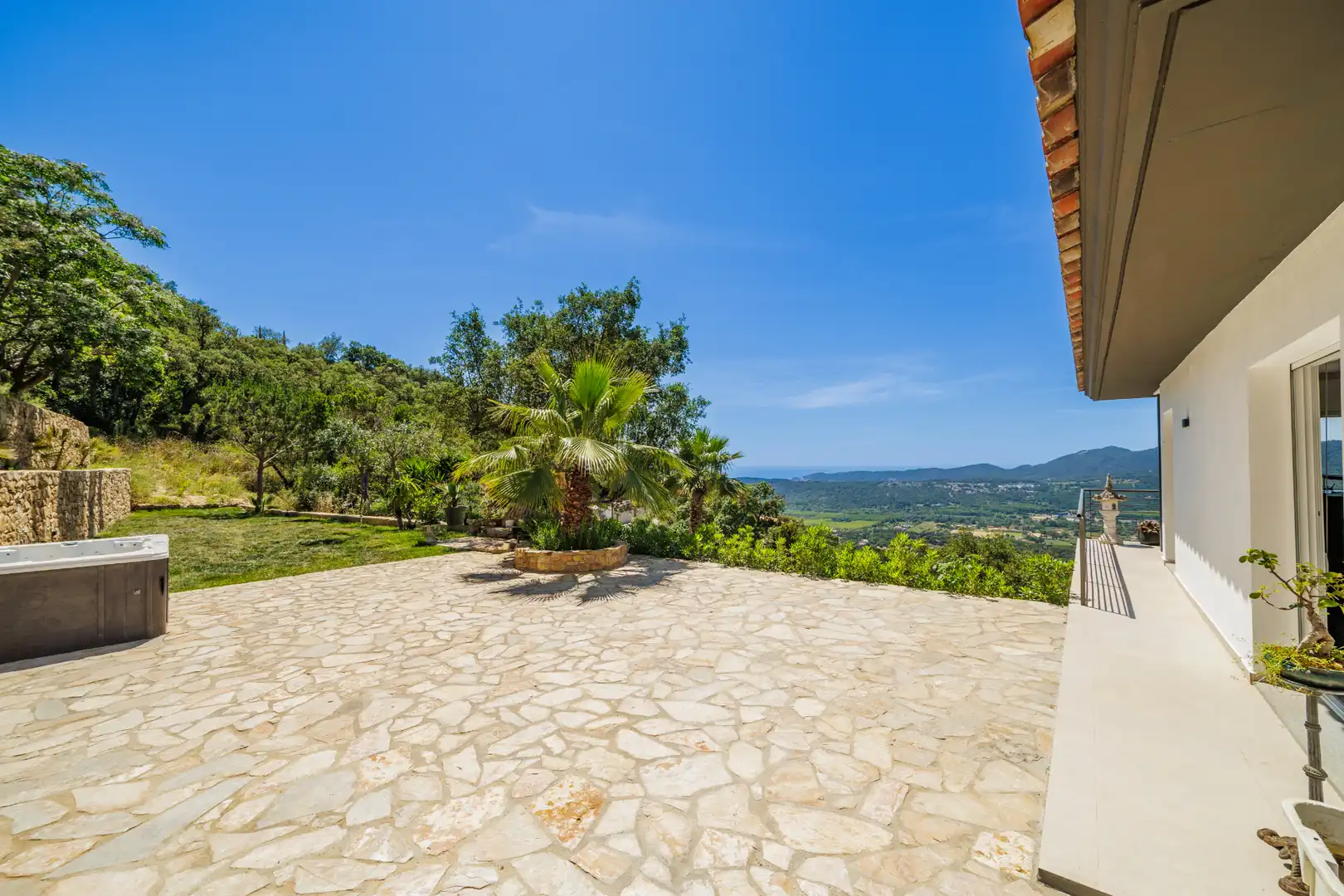 Jardí de Casa o xalet en venda en Santa Cristina d'Aro amb Aire condicionat, Jardí privat i Parquet