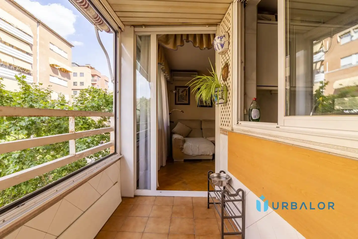 Terrasse von Wohnung zum Verkauf in Alcorcón mit Klimaanlage, Heizung und Parkett