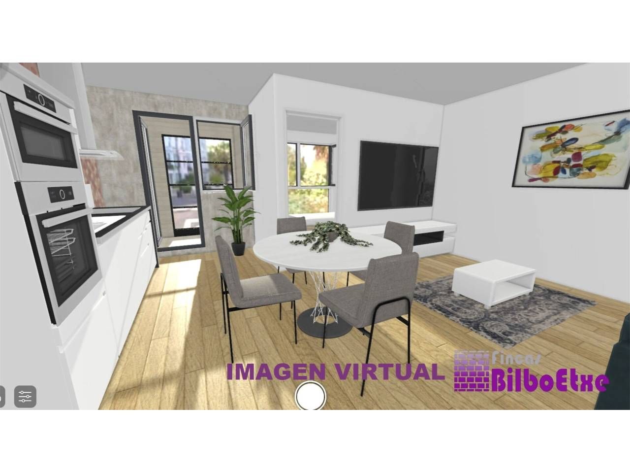 Dining room of Flat for sale in Bilbao   with Heating and Terrace