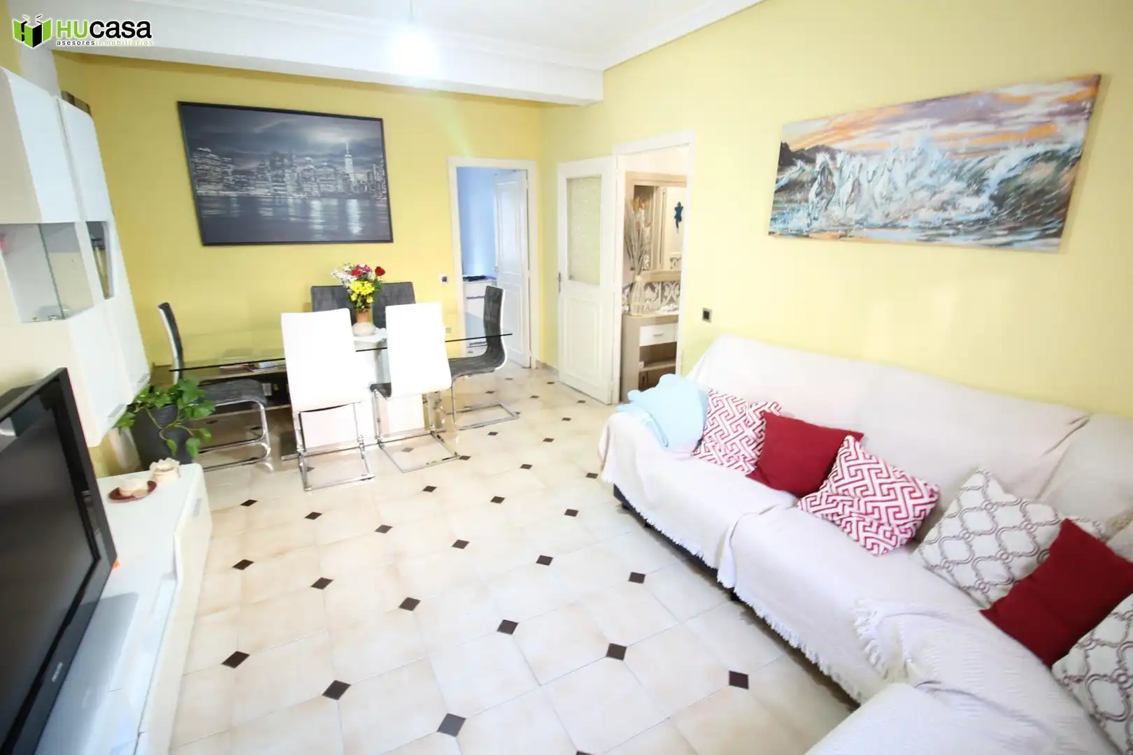 Wohnzimmer von Wohnung zum Verkauf in Toledo mit Klimaanlage, Heizung und Terrasse