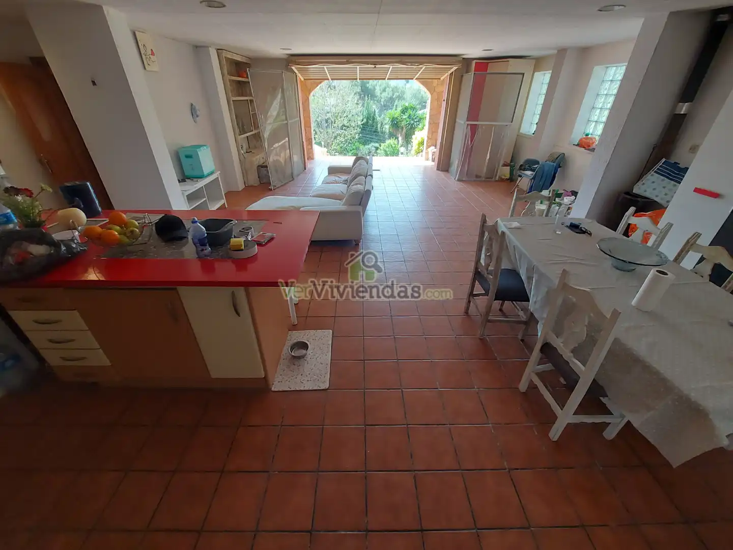 Cuina de Casa o xalet en venda en Vallirana amb Calefacció, Jardí privat i Terrassa