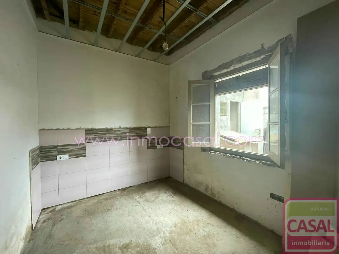 Cocina de Casa o chalet en venta en Mieres (Asturias) con Amueblado