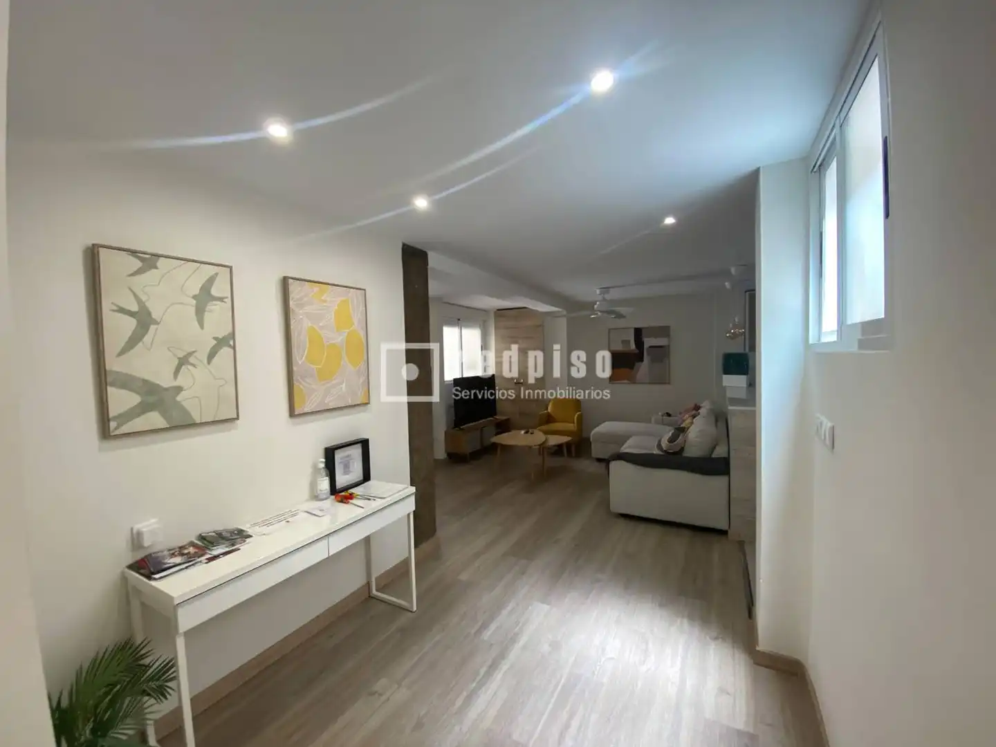 Sala d'estar de Pis en venda en Murcia amb Aire condicionat i Terrassa
