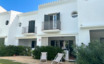 Exterior view of Single-family semi-detached for sale in Es Mercadal  with Terrace and Balcony