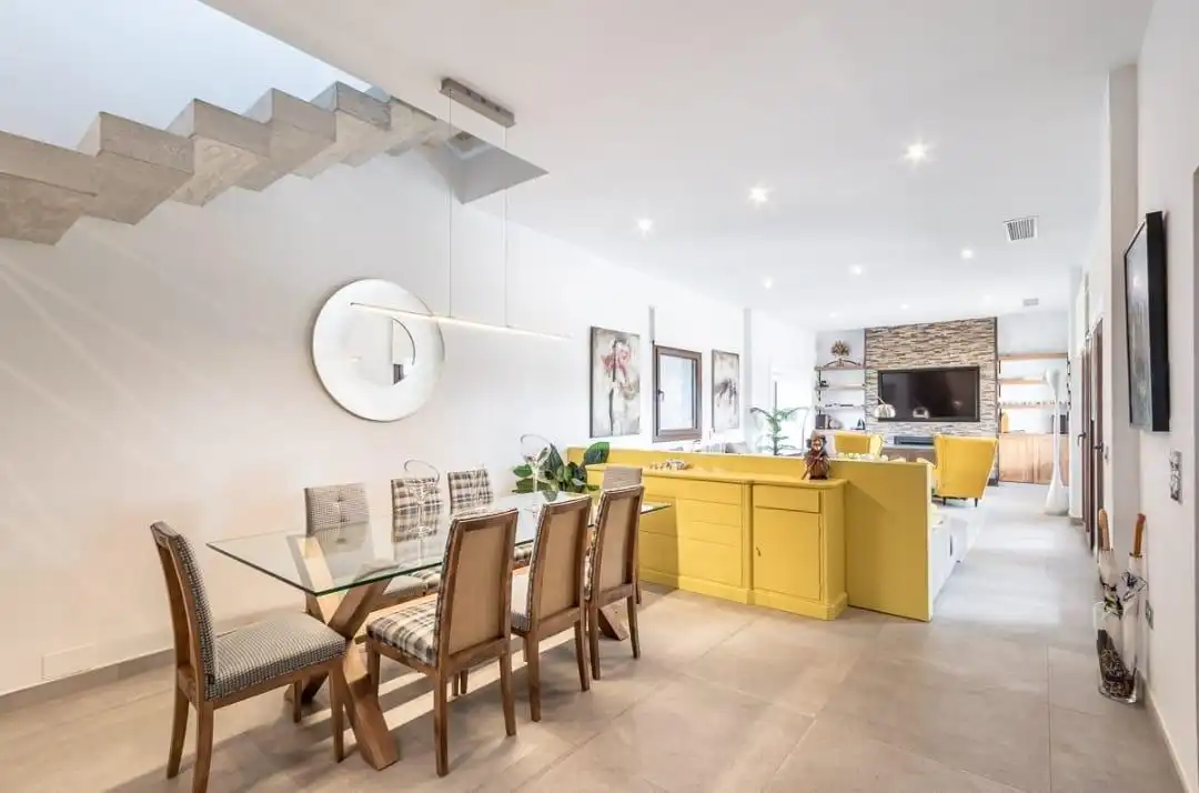 Dining room of Houses for rent in Granada  with Air Conditioner, Heating and Private garden