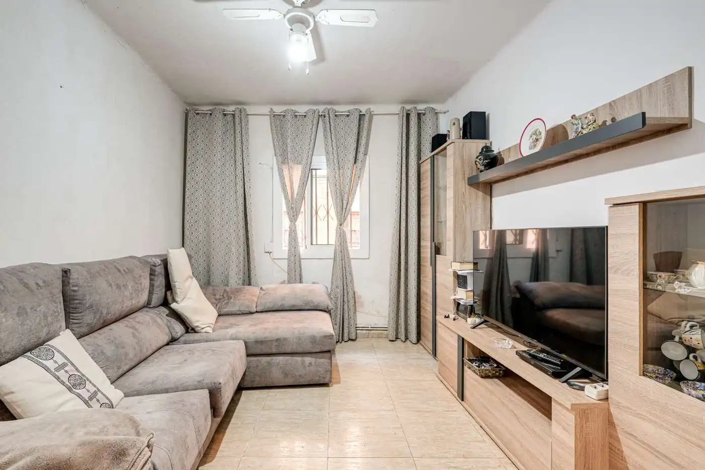Wohnzimmer von Wohnung zum Verkauf in Barcelona mit Heizung und Möbliert