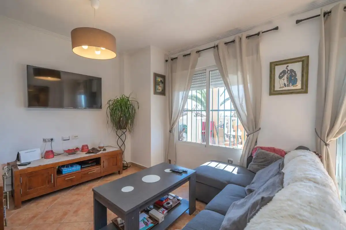 Sala de estar de Casa o chalet en venta en Mutxamel con Aire acondicionado, Calefacción y Jardín privado