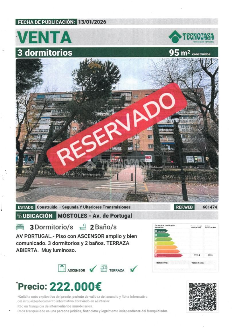 Piso en venta en Av. de Portugal, Norte - Universidad
