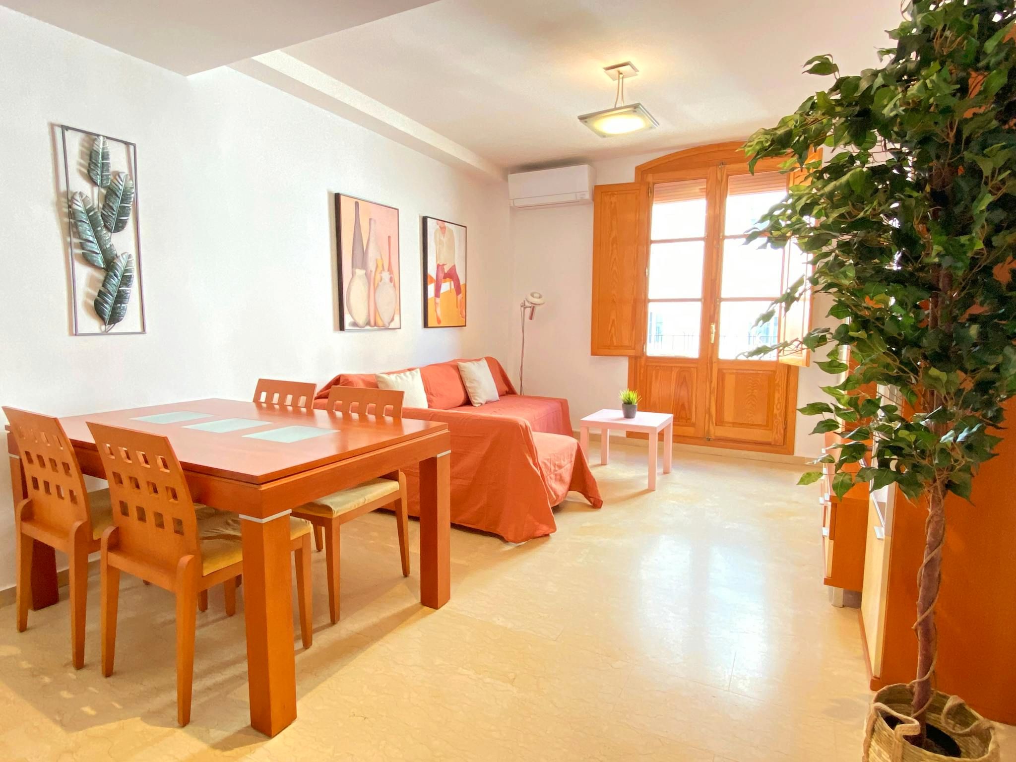 Bedroom of Flat to rent in  Valencia Capital  with Air Conditioner, Heating and Furnished