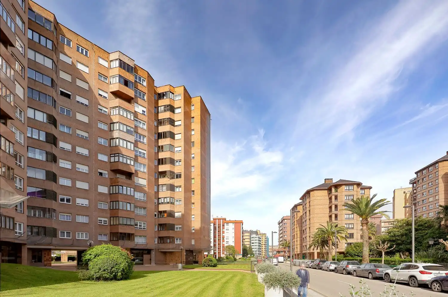 Vista exterior de Piso de alquiler en Gijón  con Calefacción, Terraza y Trastero