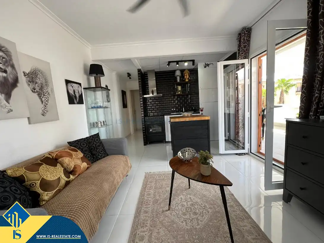 Wohnzimmer von Wohnungen zum Verkauf in Torrevieja mit Klimaanlage, Heizung und Terrasse