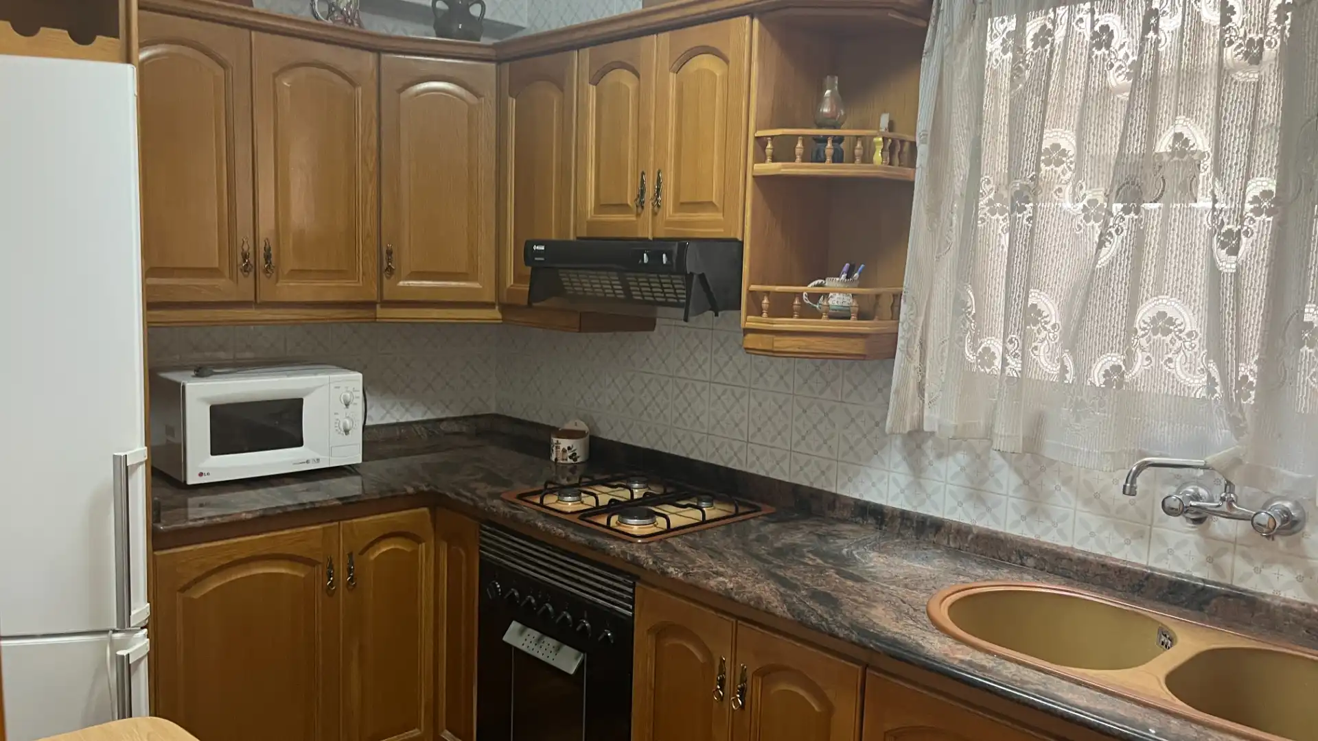 Küche von Wohnung zum Verkauf in Valencia mit Klimaanlage, Terrasse und Möbliert