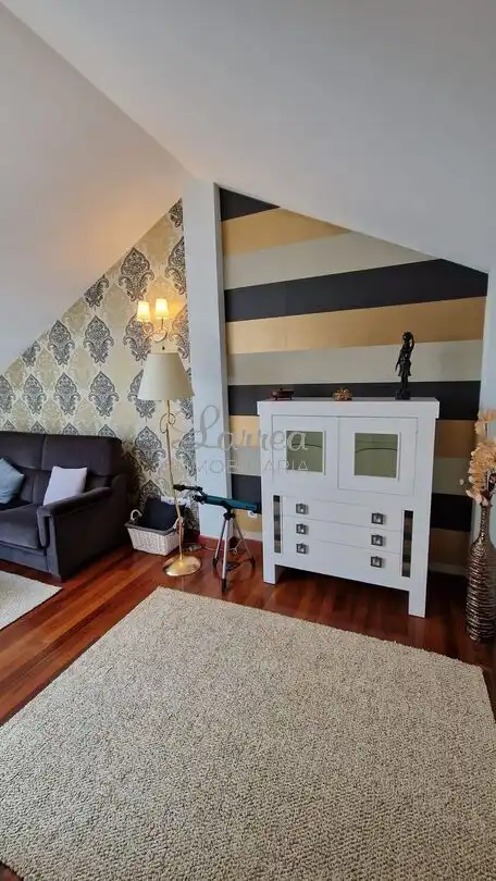 Wohnzimmer von Einfamilien-Reihenhaus zum Verkauf in Igorre mit Heizung, Privatgarten und Terrasse