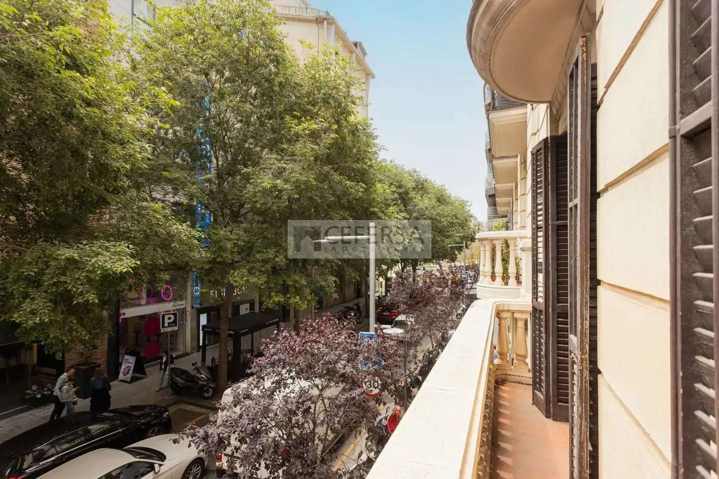Exterior view of Flat for sale in Barcelona  with Air Conditioner, Heating and Parquet flooring