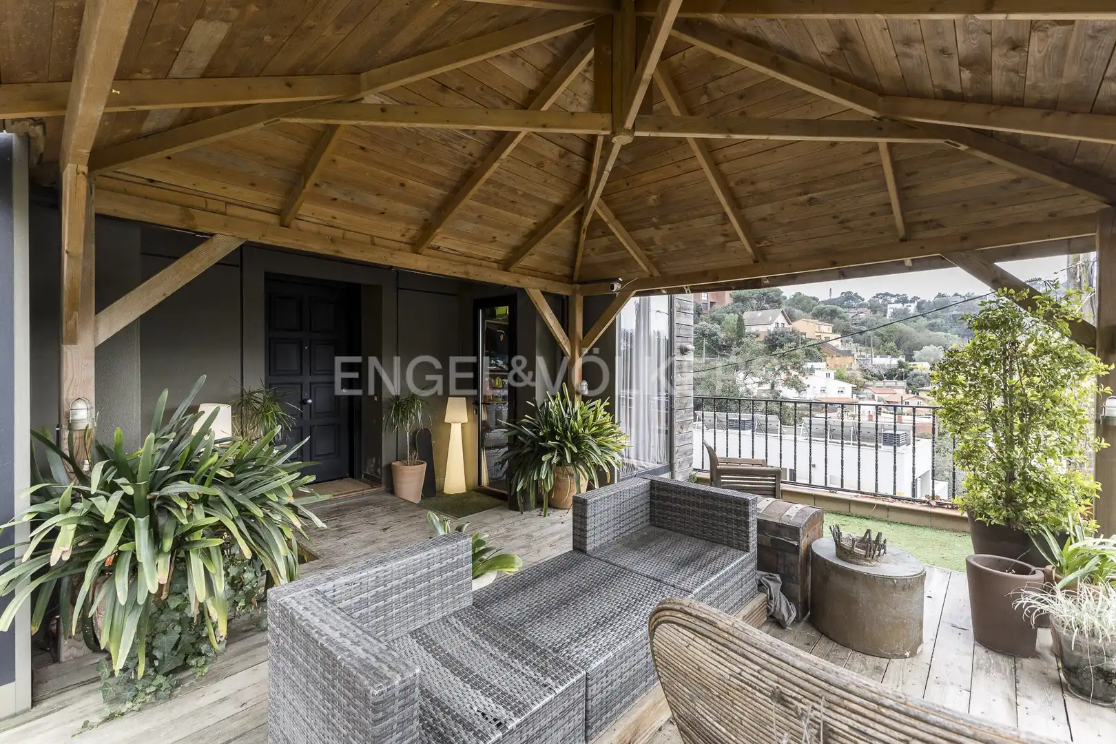 Terraza de Casa o chalet en venta en Barcelona con Aire acondicionado, Calefacción y Jardín privado