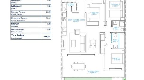 Foto 5 de Planta baja en venta en Calle Salar, El Mojón, Pilar de la Horadada