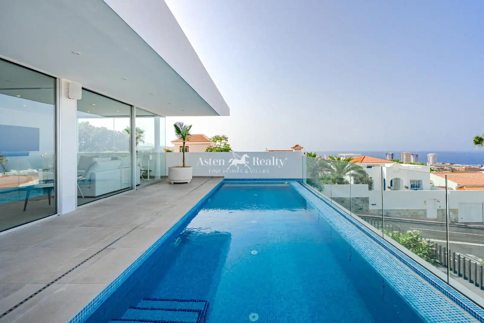 Exterior view of Houses for sale in Adeje  with Air Conditioner, Terrace and Swimming Pool