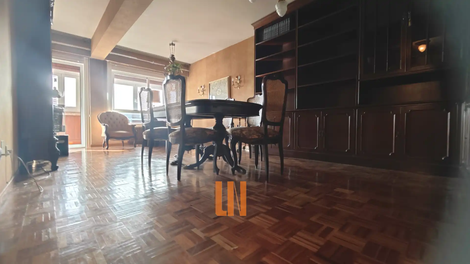 Dining room of Flat for sale in A Coruña Capital   with Heating, Balcony and Internet