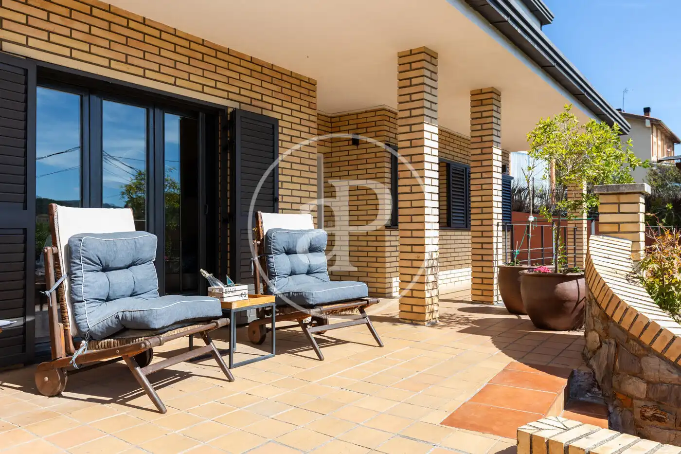 Terrassa de Casa o xalet en venda en Valldoreix