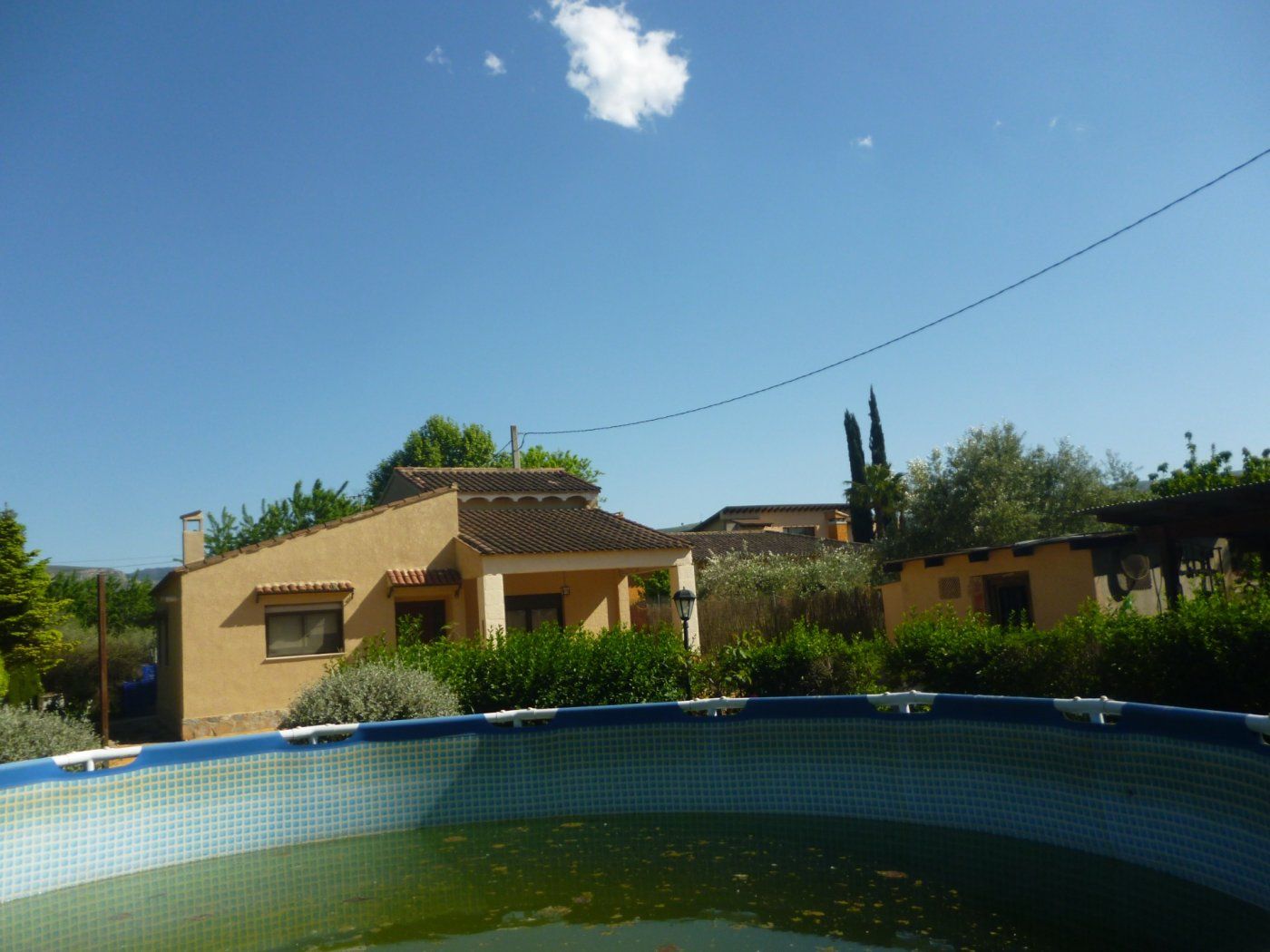 Piscina de Casa o xalet en venda en Ontinyent amb Traster