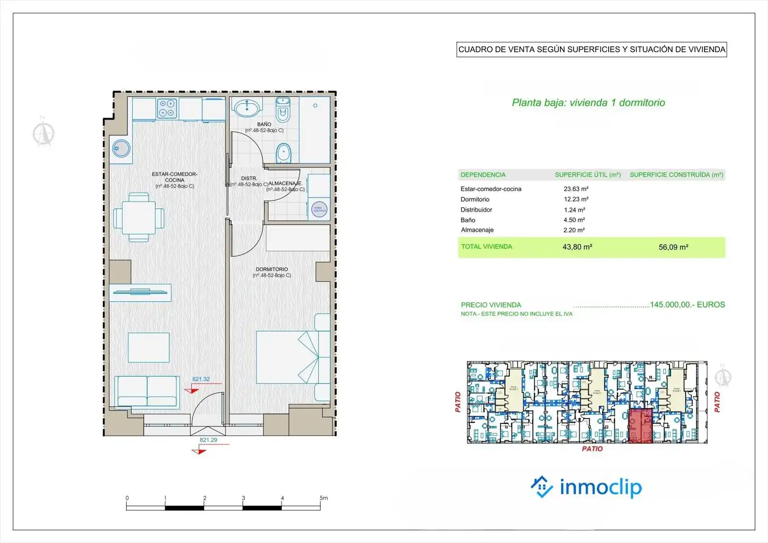 Apartamento en venta en Salamanca con Aire acondicionado y Calefacción