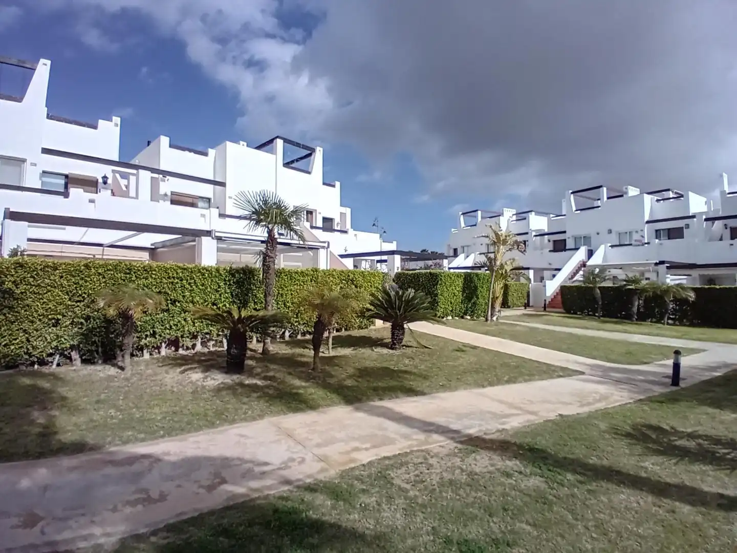 Vista exterior de Planta baixa en venda en Alhama de Murcia amb Aire condicionat, Calefacció i Jardí privat