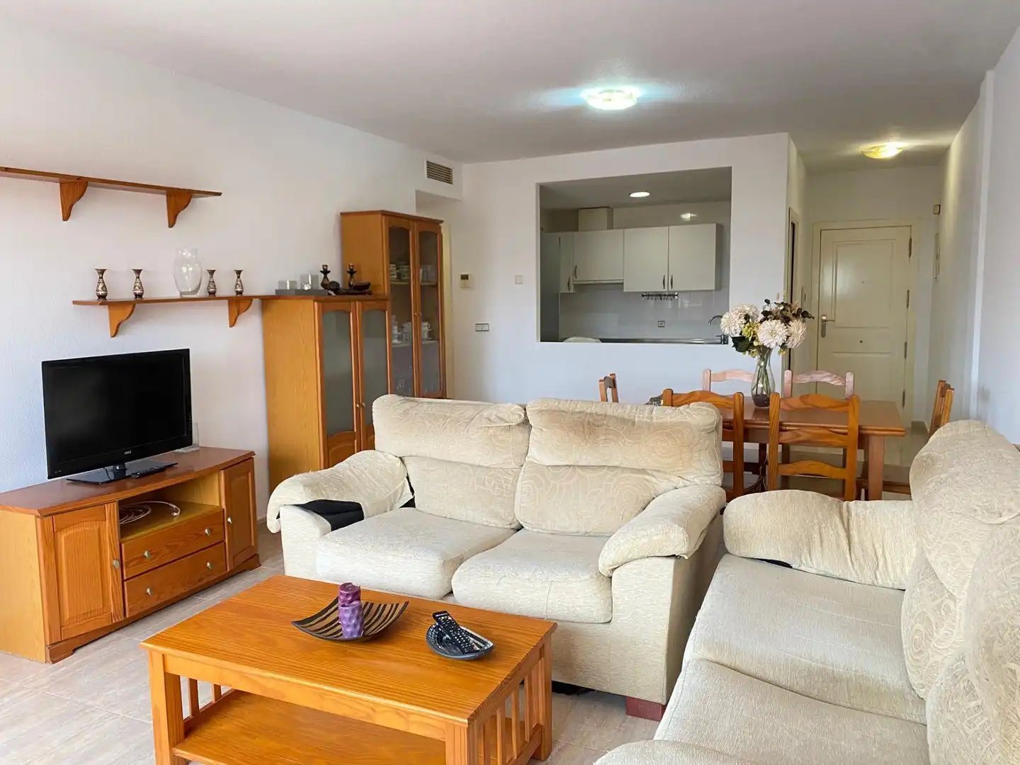 Sala d'estar de Apartament en venda en Águilas amb Aire condicionat, Calefacció i Terrassa