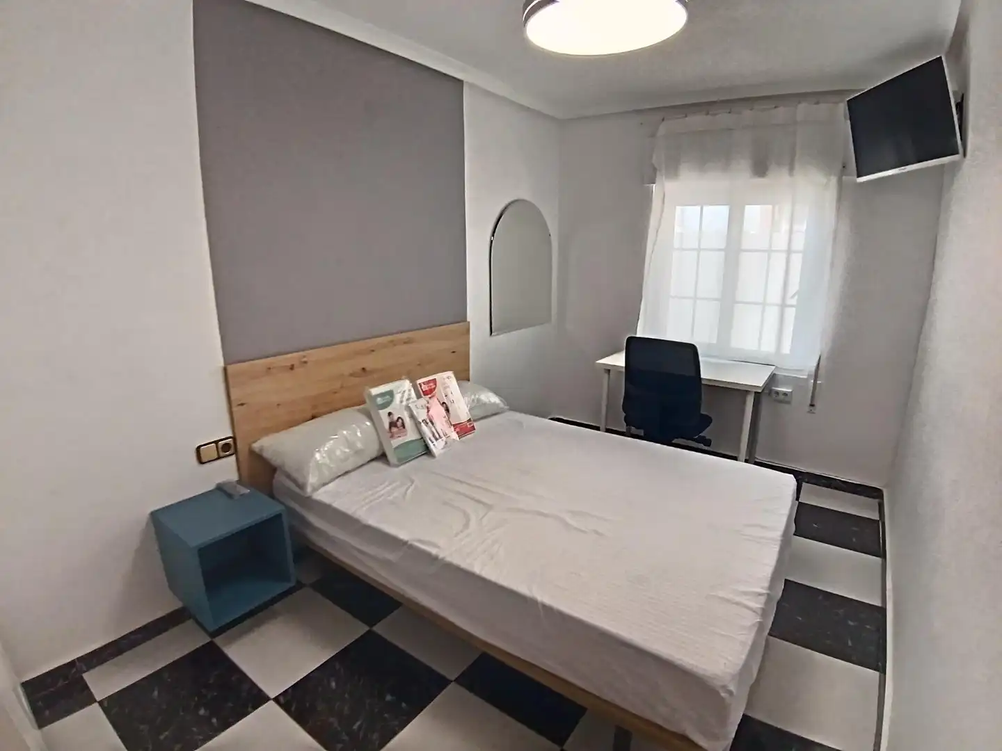 Bedroom of Flat for rent in Cartagena  with Terrace, Furnished and Balcony