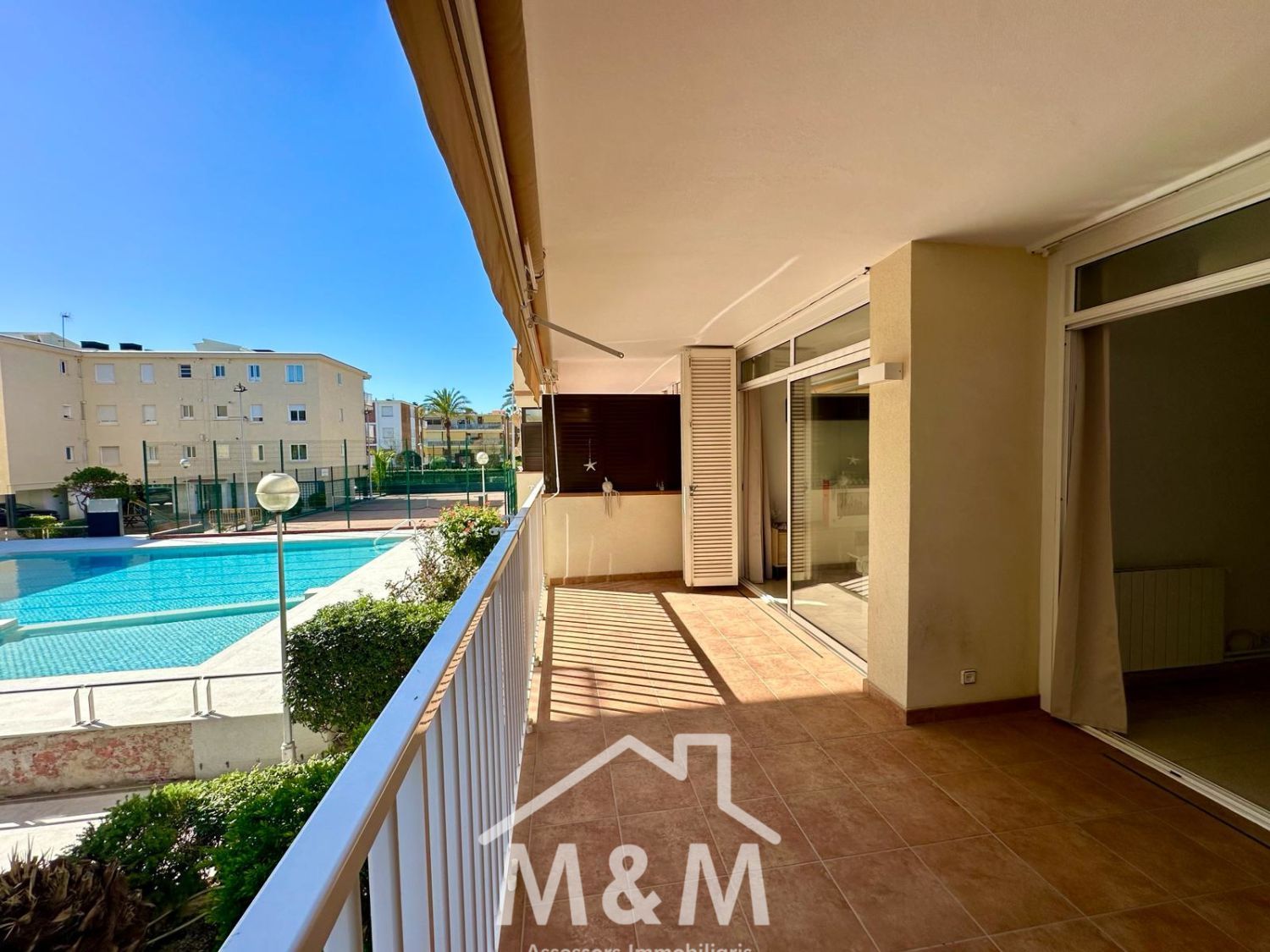 Balcony of Flat to rent in Castelldefels  with Terrace and Community pool