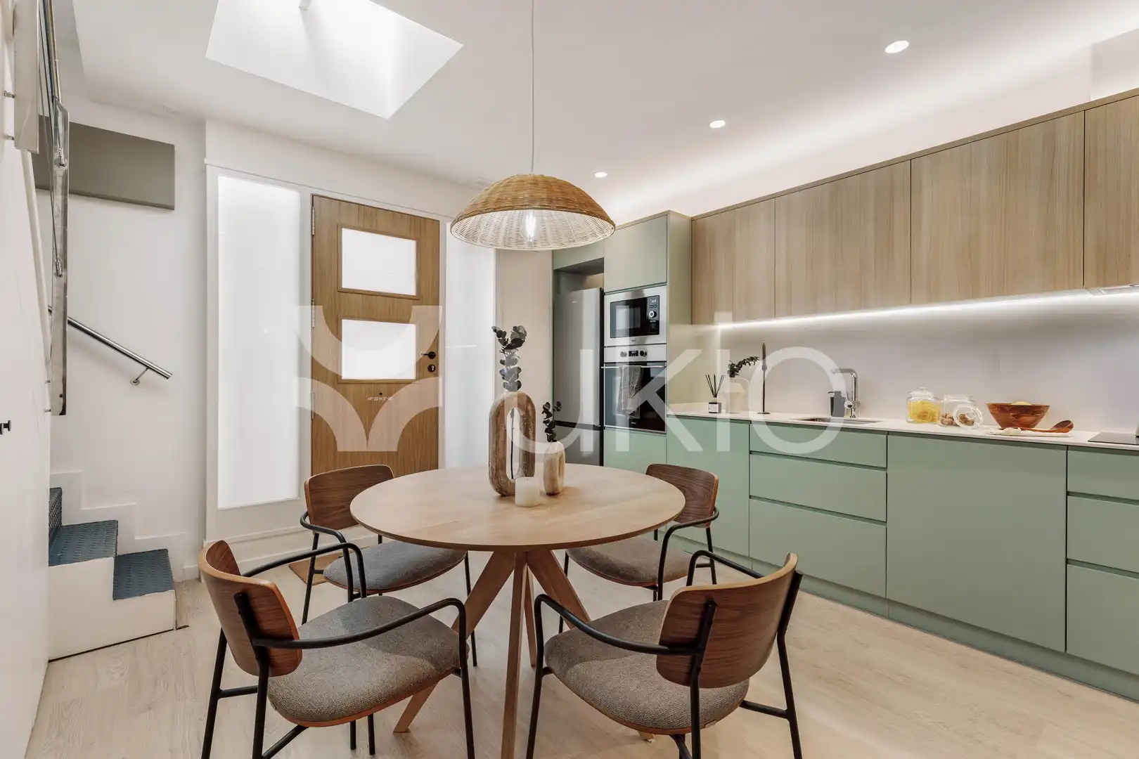 Kitchen of Apartments for rent in Barcelona  with Air Conditioner, Heating and Terrace