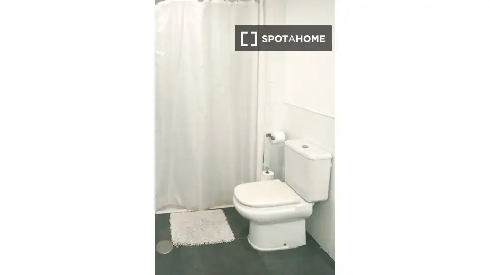 Bathroom of Flat for rent in Madrid  with Air Conditioner, Heating and Furnished