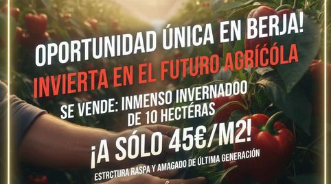VENTA DE INVERNADERO DE 10 HECTAREAS EN BERJA.