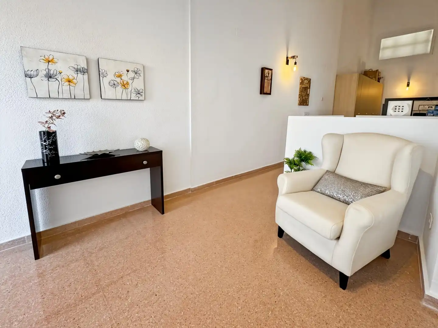 Sala de estar de Dúplex en venta en Villajoyosa / La Vila Joiosa con Calefacción, Terraza y Amueblado